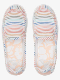3 Girl's 4-16 Minnow Slip-On Shoes White ARGS600121 Roxy