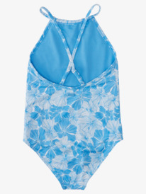 roxy, JOYFUL RIDE ONE PIECE, AZURE BLUE CRAYHIBISCUS (bjt5) JOYFUL RIDE ONE PIECE ARGX103037