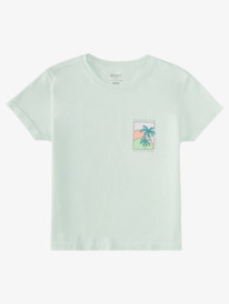 0 Girl's 4-16 Early Morning Boyfriend T-Shirt Blue ARGZT03757 Roxy
