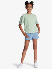 1 Blocky Beach T-Shirt Boyfriend Pour Fille Vert ARGZT03784 Roxy