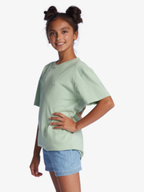3 Blocky Beach T-Shirt Boyfriend Pour Fille Vert ARGZT03784 Roxy