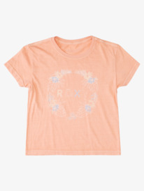 0 Girl's 4-16 Flower Crown Graphic Boyfriend T-Shirt Pink ARGZT03807 Roxy