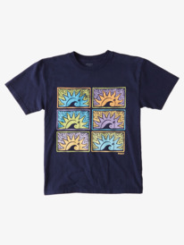 0 Girl's 4-16 Sun Blocks Boyfriend T-shirt Blue ARGZT03894 Roxy