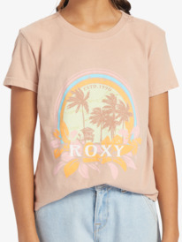 1 Haleiwa Moment - T-Shirt for Girls 4-16 Marron ARGZT03919 Roxy