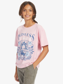1 Endless Sunshine - Oversized T-Shirt for Girls 4-16 Rose ARGZT03923 Roxy