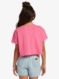 roxy, Girl's 4-16 Since 1990 Oversized Cropped T-Shirt, SHOCKING PINK (mjy0) Since 1990 - Oversized T-Shirt for Girls 4-16 ARGZT03926
