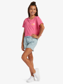 2 Since 1990 - Oversized T-Shirt for Girls 4-16 Rose ARGZT03926 Roxy