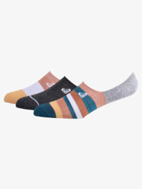 1 3 Pack No-Show Liner Socks Grey ARJAA03234 Roxy