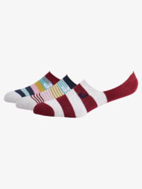 1 3 Pack No-Show Liner Socks White ARJAA03235 Roxy