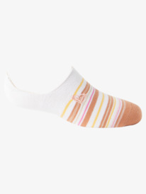 1 Crazy Hibiscus - Chaussettes invisibles Blanc ARJAA03279 Roxy