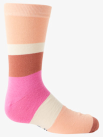 2 Roxy Dip Dye - Shorty Crew Socks Pink ARJAA03283 Roxy