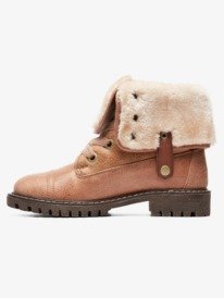 10 Bruna - Lace-Up Boots Beige ARJB700580 Roxy