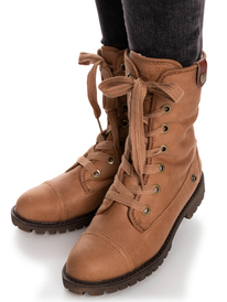 3 Bruna - Lace-Up Boots Beige ARJB700580 Roxy