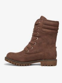 3 Aldean 2022 - Kunstlederstiefel für Frauen Braun ARJB700636 Roxy