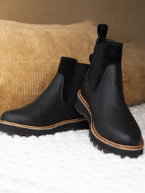 1 Marren 2022 - Leder-Stiefel für Frauen Schwarz ARJB700657 Roxy
