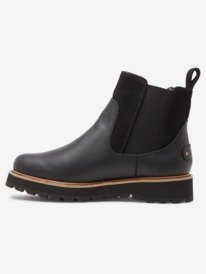 9 Marren 2022 - Leder-Stiefel für Frauen Schwarz ARJB700657 Roxy