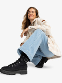 5 Chloe Kim Logger - Stiefeletten für Frauen Schwarz ARJB700755 Roxy