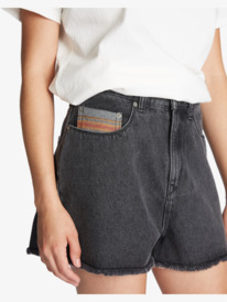 6 Kissing The Swell - Short Vaquero para Mujer Negro ARJDS03029 Roxy