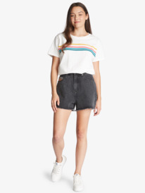 1 Kissing The Swell - Short Vaquero para Mujer Negro ARJDS03029 Roxy