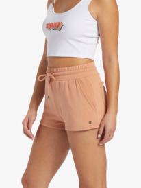 1 Check Out Sweat Shorts Brown ARJFB03092 Roxy