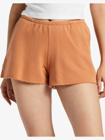 roxy, Salted Shores High-Waisted Sweatshorts, TOASTED NUT (ckn0) SALTED SHORES FLEECE SHORT ARJFB03097