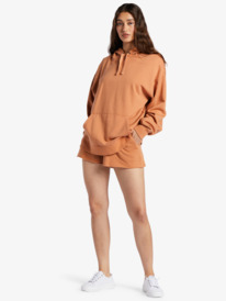 3 Salted Shores High-Waisted Sweatshorts Brown ARJFB03097 Roxy