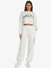 5 Move On Up Baggy Track Pants White ARJFB03105 Roxy