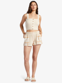 12 Todos Santos Sweat Shorts Beige ARJFB03107 Roxy