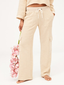 2 Off The Hook Cargo - Short en molleton Beige ARJFB03109 Roxy