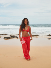 3 Day Off Fleece Pant K Sweatpants Red ARJFB03113 Roxy