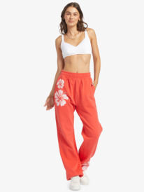 7 Day Off Fleece Pant K Sweatpants Red ARJFB03113 Roxy