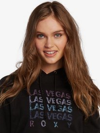 1 Rainbow Vegas Las Vegas Chandail à Capuchon Zip Chandail à Capuchon Noir ARJFT03721 Roxy