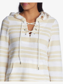 3 Surfing Sunshine Poncho Hoodie Beige ARJFT03911 Roxy