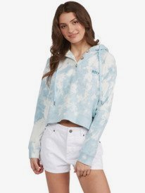 2 Girls Trip Hoodie Blue ARJFT03929 Roxy