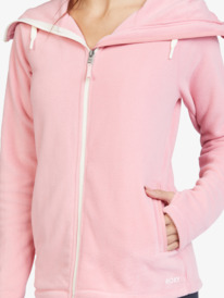 4 Jungle Breeze Zip-Up Hoodie Pink ARJFT03969 Roxy