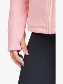 5 Jungle Breeze Zip-Up Hoodie Pink ARJFT03969 Roxy