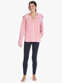1 Jungle Breeze Zip-Up Hoodie Pink ARJFT03969 Roxy