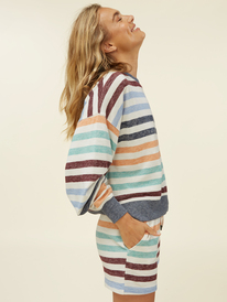 2 Laid Back - Sweatshirt for Women White ARJFT03971 Roxy