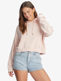 roxy, Surfing By Daylight Hoodie, PEACH WHIP (mek0) Surfing Daylight 2022 - Hoodie for Young Women ARJFT04021
