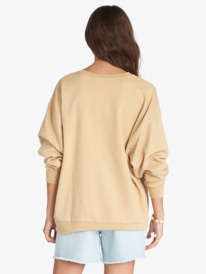 roxy, Morning Hike Sweatshirt, TAPIOCA (teh0) Morning Hike - Sweatshirt for Women ARJFT04025