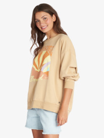 3 Morning Hike - Sweat pour Femme Beige ARJFT04025 Roxy