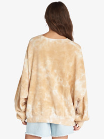 7 Bright Sunshine 2022 - Oversized Sweatshirt for Women Beige ARJFT04030 Roxy