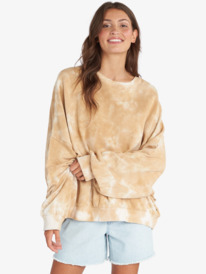 5 Bright Sunshine 2022 - Oversized Sweatshirt for Women Beige ARJFT04030 Roxy