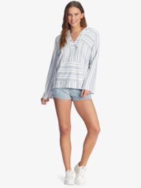 3 Wild And Free - Poncho Hoodie for Women  ARJFT04048 Roxy