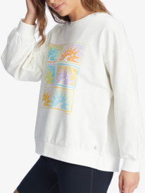 13 Morning Hike - Sweatshirt para Mulher Branco ARJFT04108 Roxy