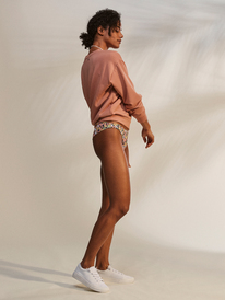 roxy, Surfing By Moonlight Chandail à manches longues pour Femme, PAPAYA PUNCH (mfq0) Surfing By Moonlight - Long Sleeve Lounge Top for Women ARJFT04117