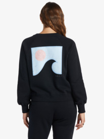 roxy, Wild Ride Sweatshirt, ANTHRACITE (kvj0) WILD RIDE CREW ARJFT04132