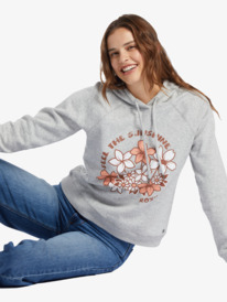 2 Feel The Sunshine Go Off Hoodie Grey ARJFT04133 Roxy