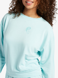 2 Surfing By Moonlight Lounge Sweatshirt Blue ARJFT04142 Roxy