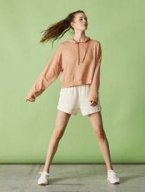 6 Surfing By Daylight Lounge Hoodie Brown ARJFT04143 Roxy